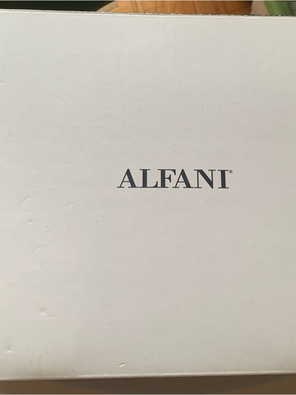 Alfani Empty White/Black Box
